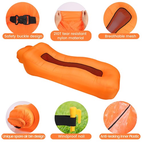 Inflatable lounger air sofa - inflatable,